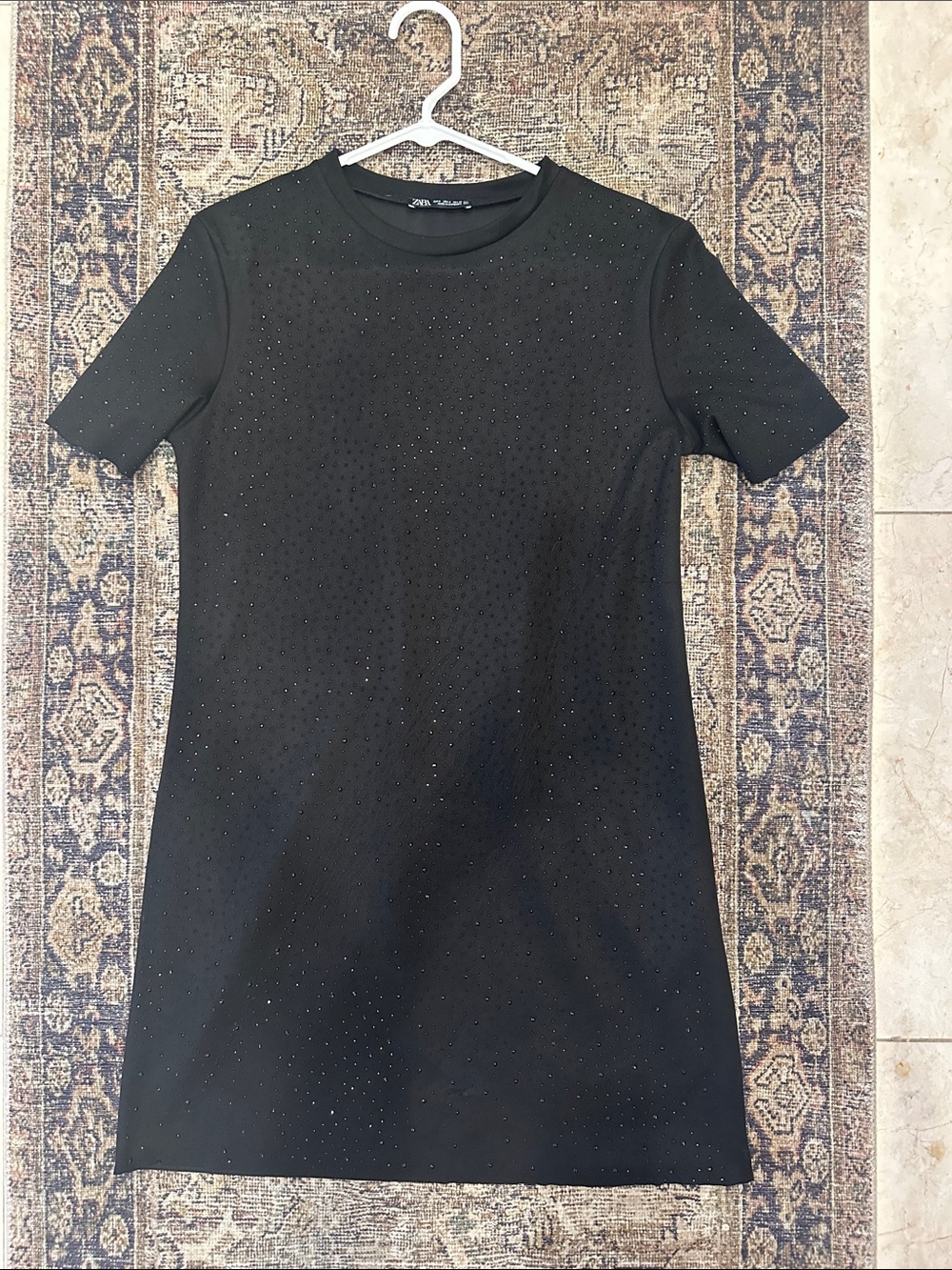 ZARA black stone dress